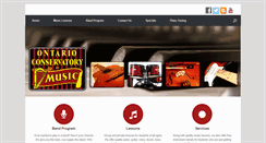 Desktop Screenshot of ocmusic.com